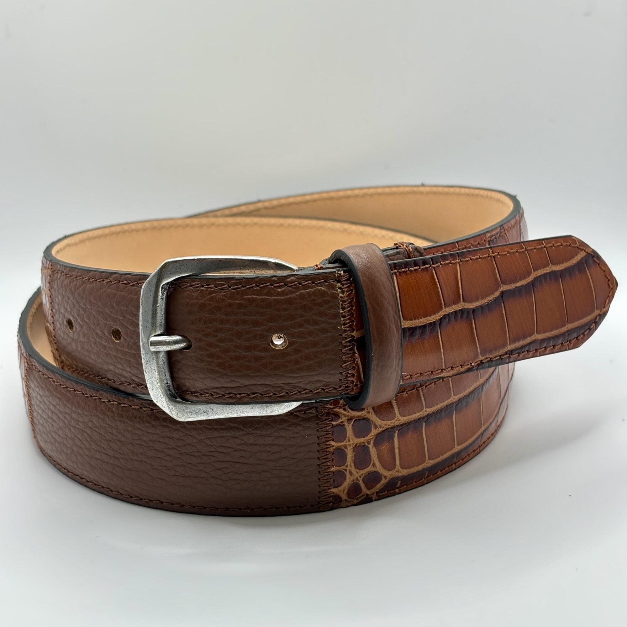 - Cintura in vera Pelle "Patchwork" - 5 varianti colore