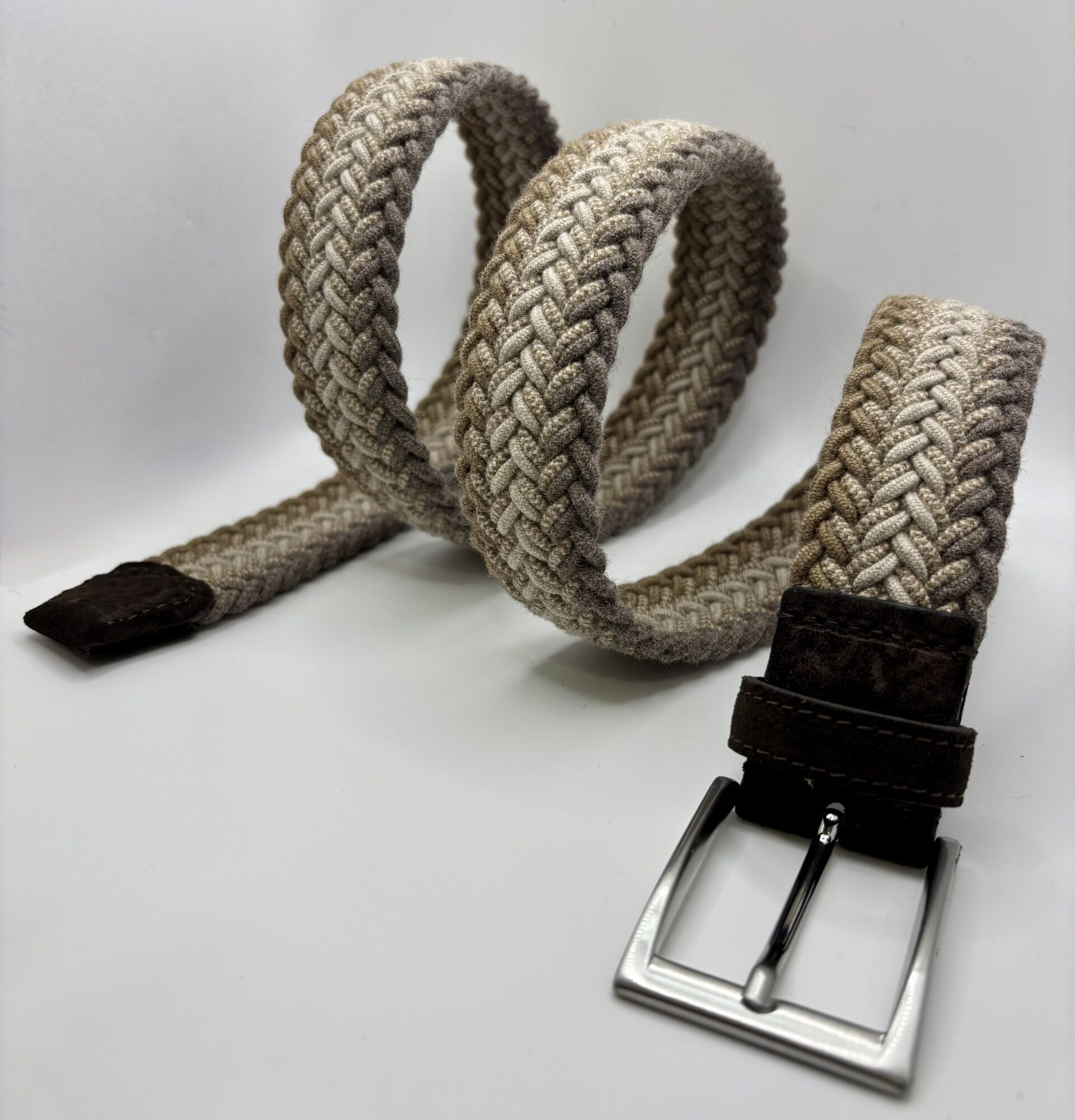 - Cintura in treccia di Lana elastica - 4 varianti colore