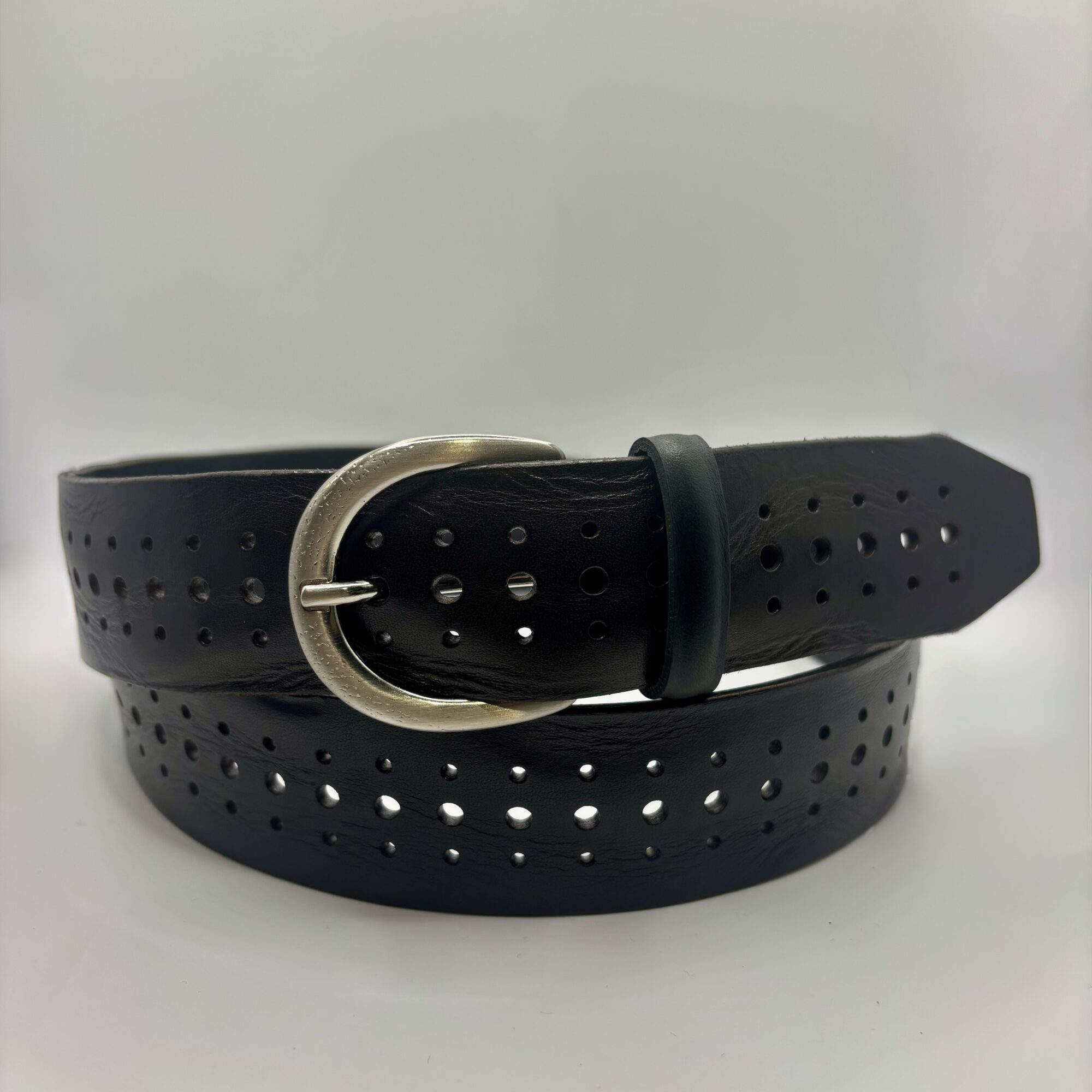 Cintura in vera Pelle "Traforata Vintage"